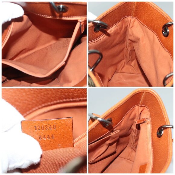 GUCCI GG Canvas Tote Bag Beige Silver 120840 Auth sw1192 - Picture 14 of 15